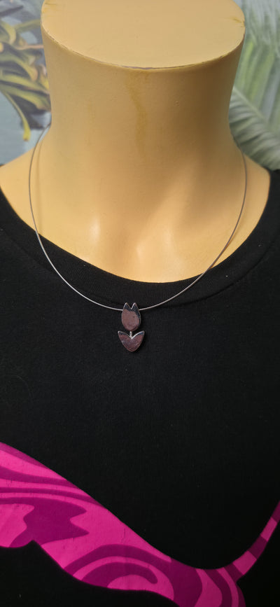 Halskette mit Anhängern – filigraner Gothic / Y2K Look