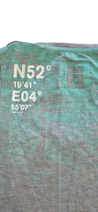 G-STAR Damen T-Shirt Grau Grün