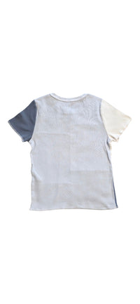 Holister Damen T-Shirt Blau, Weiß