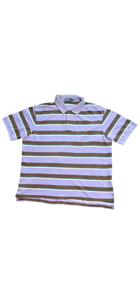 Polo Ralph Lauren Polo Shirt gestreift Lila, Grün, Weiß, Braun