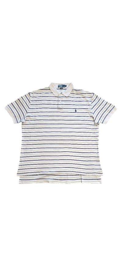 Polo Ralph Lauren Polo Shirt gestreift Weiß, Blau, Grün