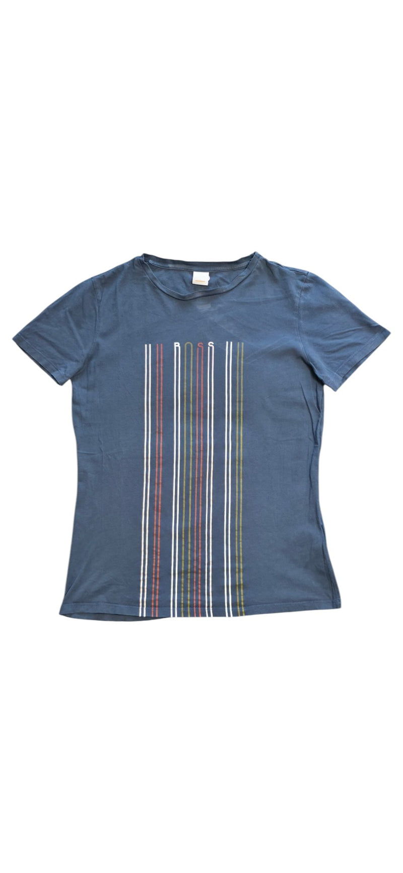 BOSS Hugo Boss T-Shirt Dunkel Blau mit Logo