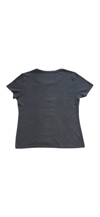 Adidas Damen T-Shirt Schwarz mit Adidas Logo in Blau, Rosa, Weiß