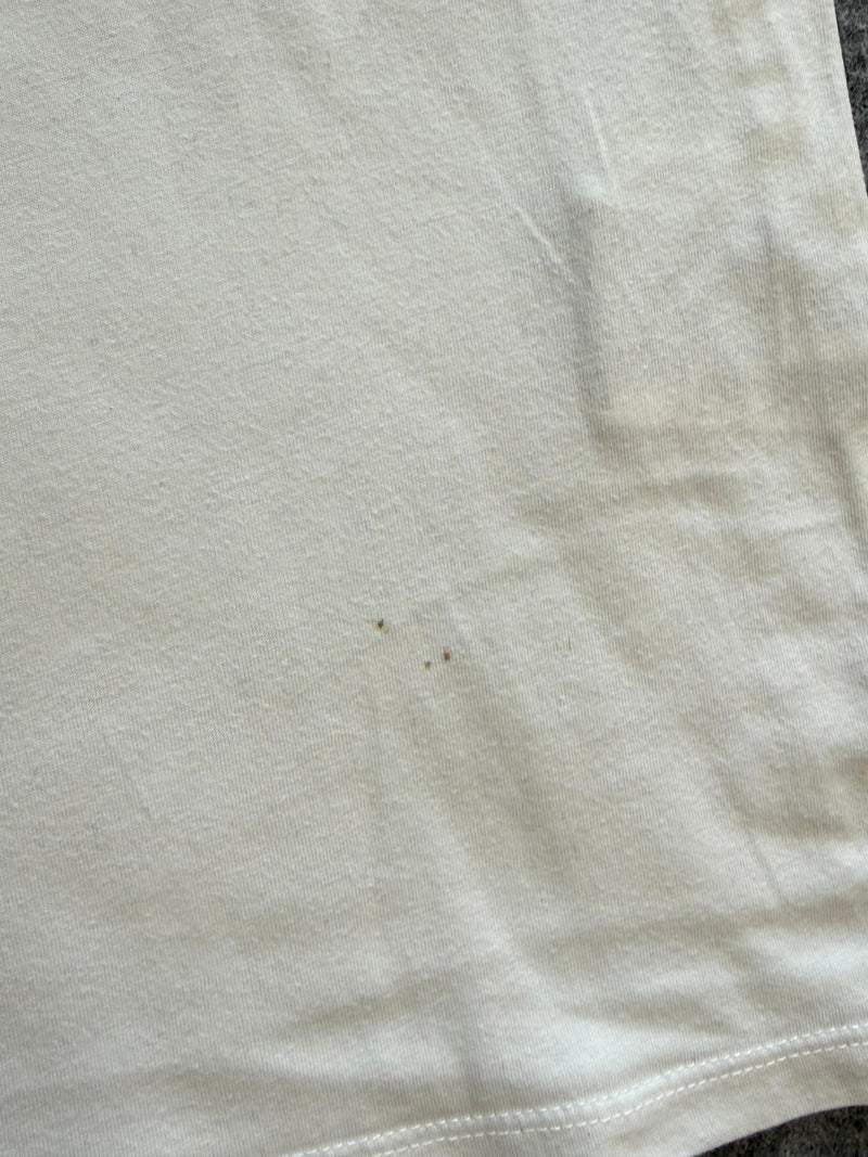 Levis T-Shirt in Weiß Logo mit Rosa/lila und Blauen Streifen