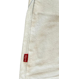 Levis T-Shirt in Weiß Logo mit Rosa/lila und Blauen Streifen